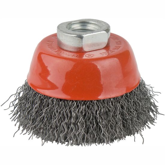 TORK CRAFT Wire Cup Brush Crimped Plain 60mmxm14 Blister